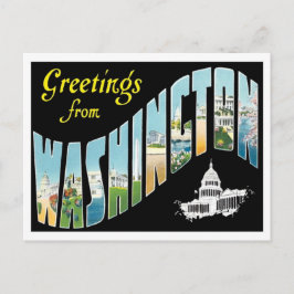 Grüße aus Washington, D.C. Vintag Postkarte