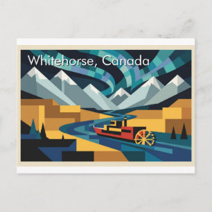 Grüße aus Whitehorse, Kanada Reise-Postkarte Postkarte