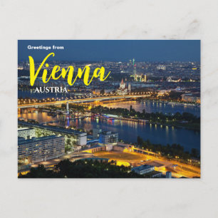 Grüße aus Wien Österreich Postkarte