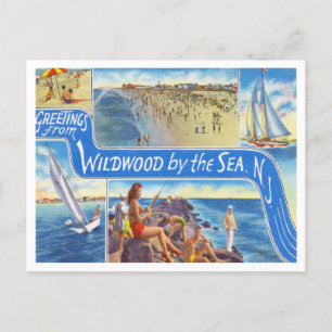 Grüße aus Wildwood by the Sea, New Jersey Postkarte