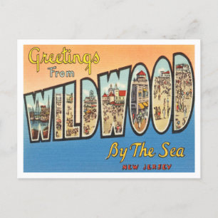 Grüße aus Wildwood by the Sea, New Jersey Postkarte