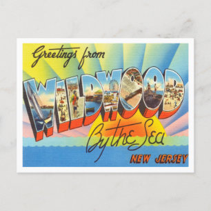Grüße aus Wildwood by the Sea, New Jersey Postkarte