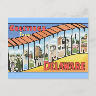 Grüße aus Wilmington Delaware Postkarte