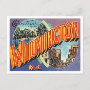 Grüße aus Wilmington, North Carolina Reise Postkarte