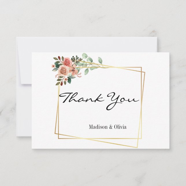 Grüße Dankeskarten Dankeskarte (Vorderseite)