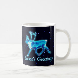 Grüße der Saison - Blaue Karibik (Reindeer) Kaffeetasse