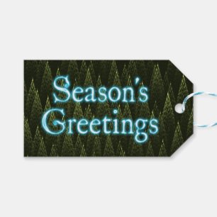 Grüße der Saison - Konifer Geschenkanhänger