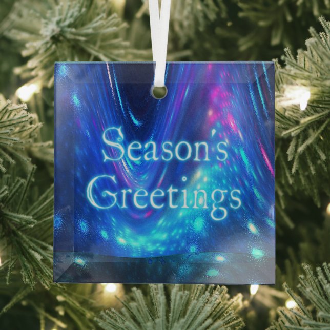Grüße der Saison - Qaanaq - Nordlichter Ornament Aus Glas (Insitu)