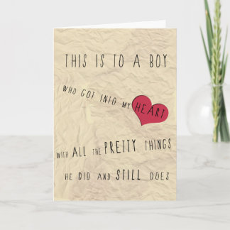 Grüße für Ihren Freund/Ehemann Karte