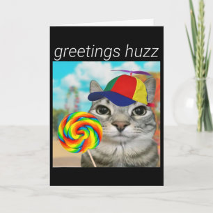 Grüße Huzz Lustiger Gen Z Gen Alpha Slang Meme  Karte