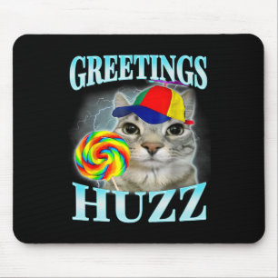 Grüße Huzz Lustiges Gen Z Gen Alpha Slang Meme Mousepad