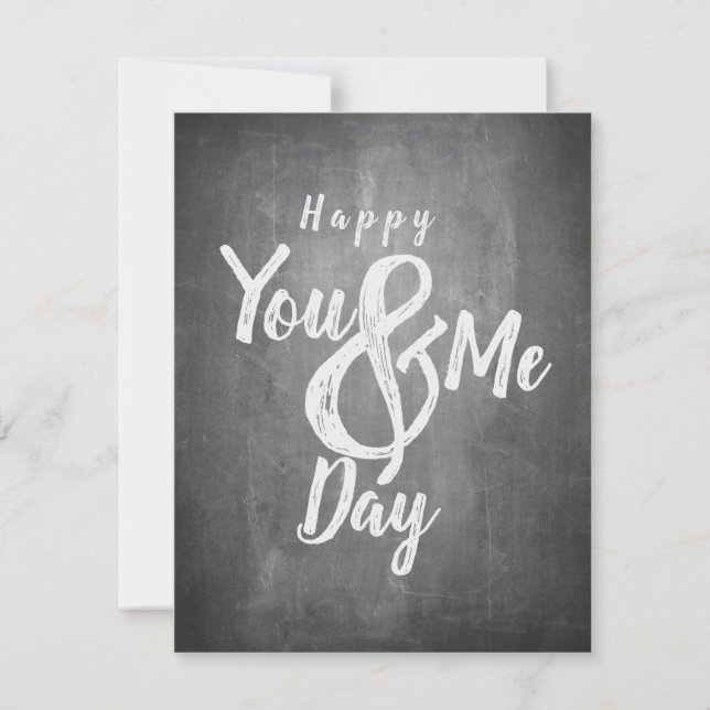 Grüße Jubiläum im Chalkboard-Look (Vorderseite)