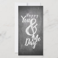 Grüße Jubiläum im Chalkboard-Look