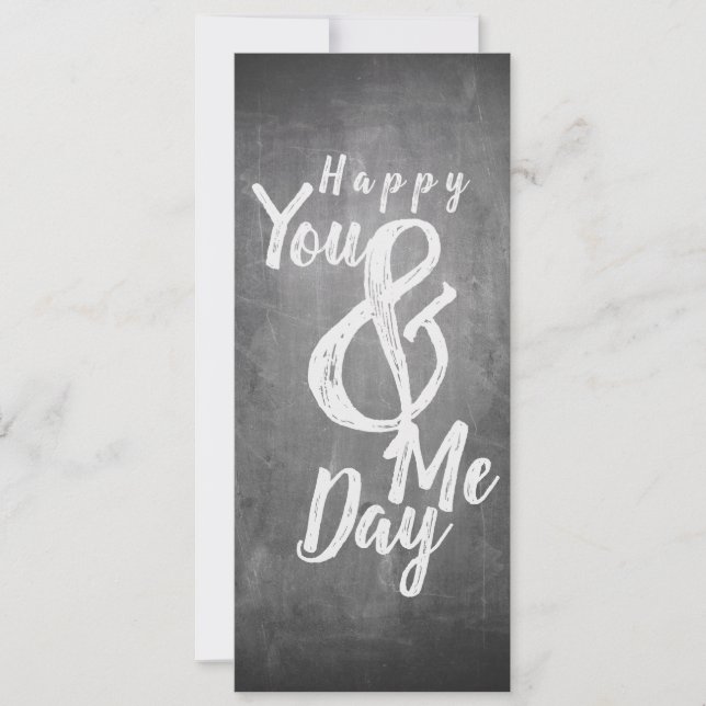 Grüße Jubiläum im Chalkboard-Look (Vorderseite)