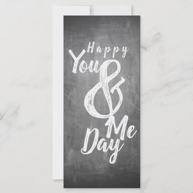 Grüße Jubiläum im Chalkboard-Look (Vorderseite)