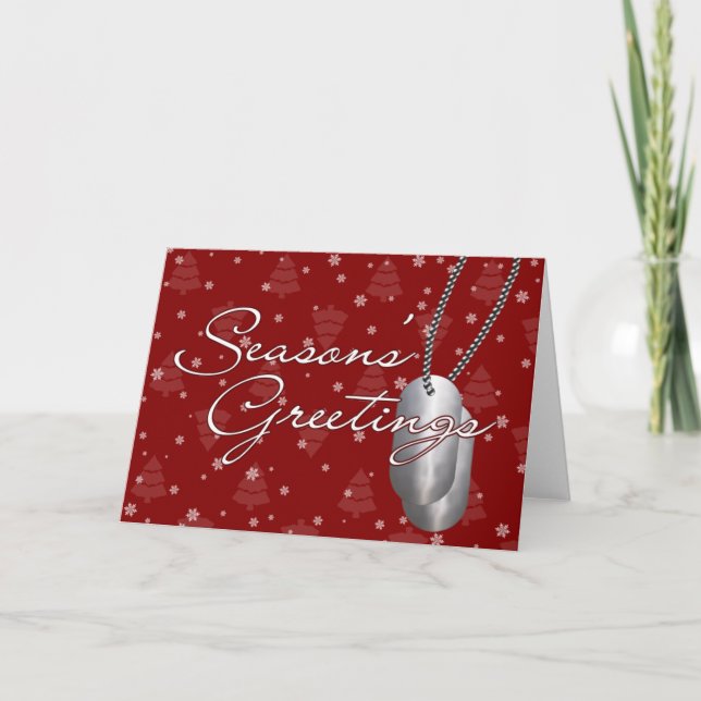 Grüße Karte der Saison (Vorderseite)