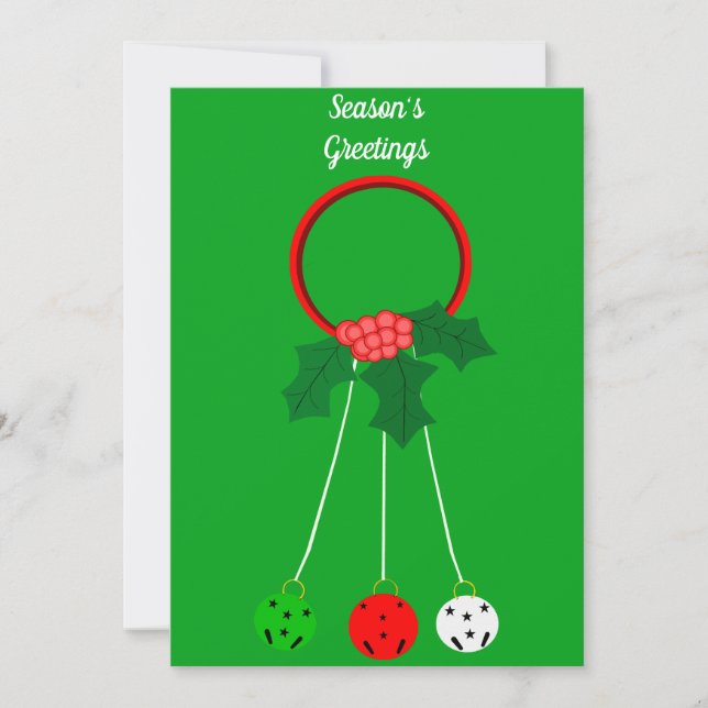 Grüße Karte der Saison (Vorderseite)