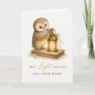 Grüße Karte 'Möge Licht und Liebe Ihr Zuhause erfü