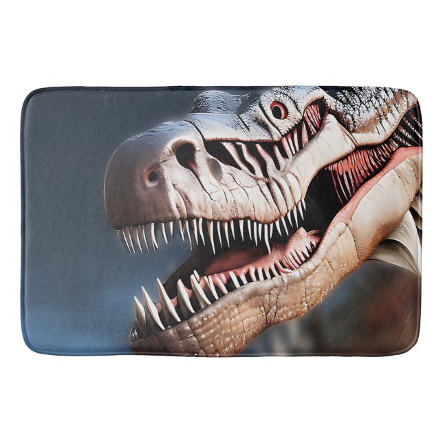 Grüße meinen Kollegen T Rexs, Memory Foam Bathmat Badematte (Vorderseite)