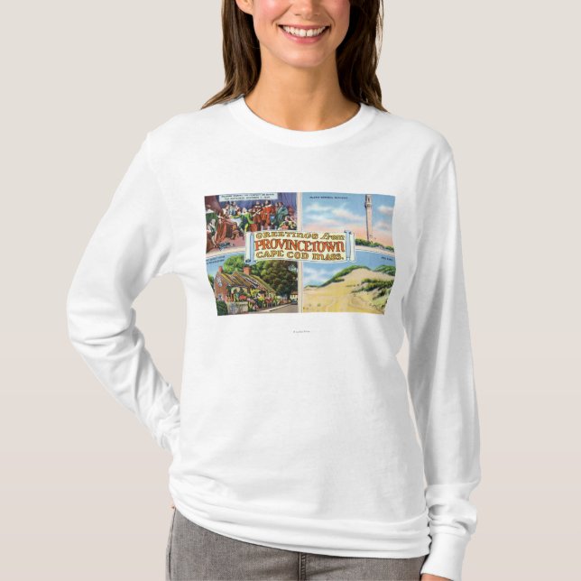 Grüße mit von den landschaftlichen Szenen T-Shirt (Vorderseite)