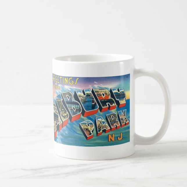 Grüße Tasse #1 von der Asbury Park-NJ (Rechts)
