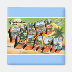 Grüße vom Miami Beach Magnet