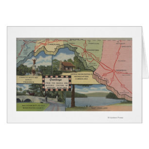 Grüße vom Western Maryland (ausführliche Karte)