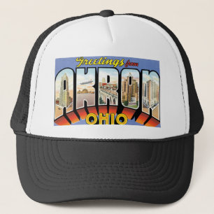 Grüße von Akron, Ohio! Truckerkappe