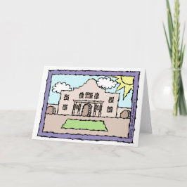 Grüße von Alamo San Antonio Texas Karte