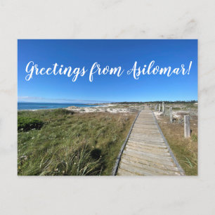 Grüße von Asilomar! Postkarte