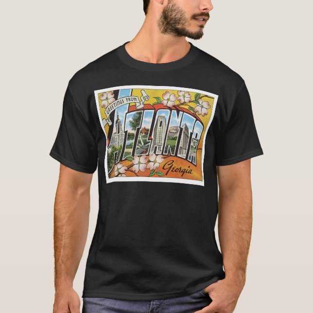 Grüße von Atlanta T-Shirt (Vorderseite)