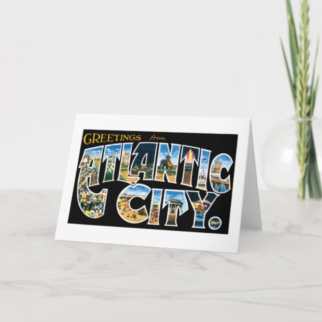 Grüße von Atlantic City! Karte (Vorderseite)