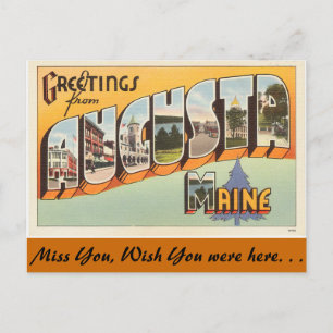 Grüße von Augusta Postkarte