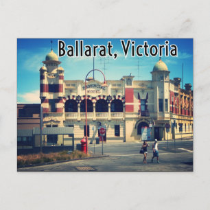 Grüße von Ballarat Victoria Postkarte