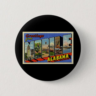 Grüße von beweglichem Alabama Button