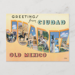 Grüße von Ciudad Juarez Postkarte
