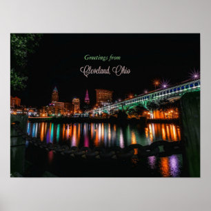 Grüße von Cleveland, Ohio Poster