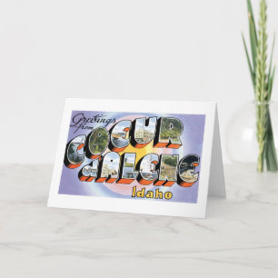 Grüße von Coeur d'Alene, Idaho! Karte