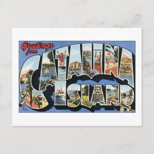 Grüße von der Catalina-Insel Postkarte