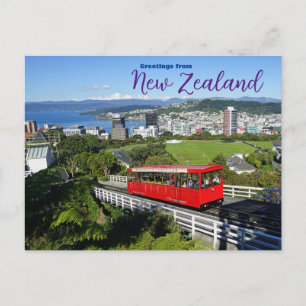 Grüße von der Neuseeland-Reisepostkarte  Postkarte