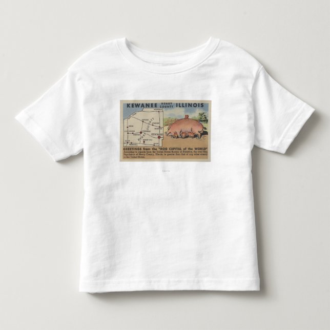 Grüße von der Schwein-Hauptstadt der Welt Kleinkind T-shirt (Vorderseite)