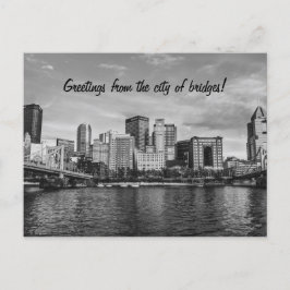 Grüße von der Stadt der Brücken! Pittsburgh Postkarte