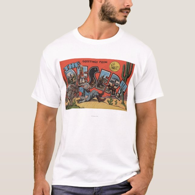 Grüße von der Südwestwüste T-Shirt (Vorderseite)