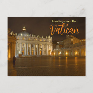 Grüße von der Vatikanischen Postkarte Italien