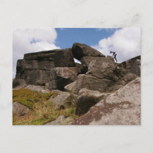 Grüße von derbyshire postkarte