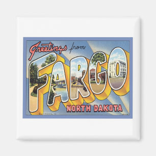 Grüße von Fargo North Dakota Magnet