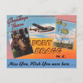 Grüße von Fort Bragg Postkarte
