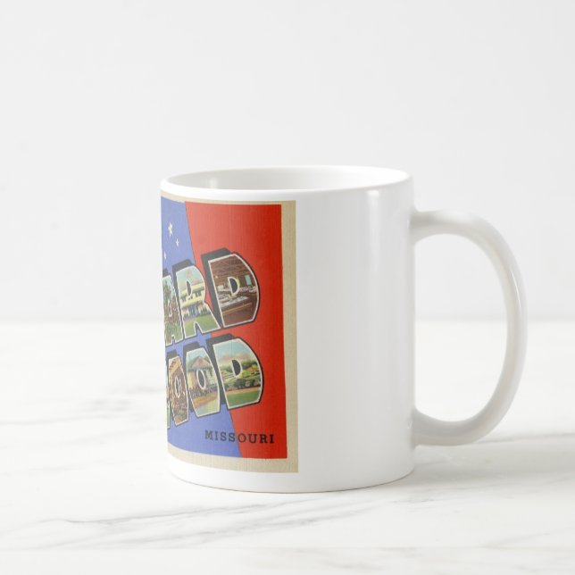 Grüße von Fort-Leonard-Holz Missouri Kaffeetasse (Rechts)