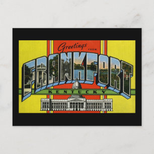 Grüße von Frankfort Kentucky Postkarte