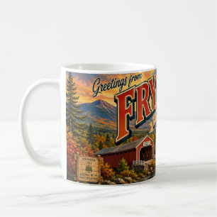 Grüße von Fryeburg Maine Kaffeetasse